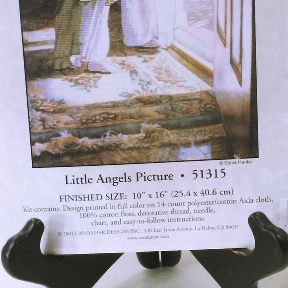 Candamar Designs Needlework Cross Stitch Kit #51315 Little Angels Sealed NIP NOS - Picture 4 of 7